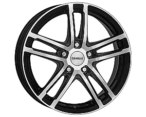 Dezent TZ dark Black/polished 8x19 5x112 ET45 CB57,1 R13 810 kg TTZ9K8BP45E