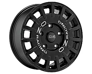 OZ Racing Rally Racing Van Matt Black Silver Lettering 8x18 5x120 ET45 CB65,1 R14 875 kg W01A12002R9