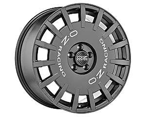 OZ Racing Rally Racing Dark Graphite Silver Lettering 7x17 5x114.3 ET45 CB75,0 60° 650 kg W01A50256T9