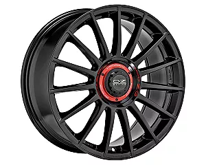 OZ Racing Superturismo Evoluzione Gloss Black + Red Lettering 8x18 5x112 ET48 CB75,0 R12 690 kg W01854206EM4