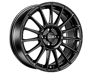 OZ Racing Superturismo LM Matt Black Silver Lettering 8,5x19 5x114.3 ET38 CB75,0 60° 725 kg W01852204R9