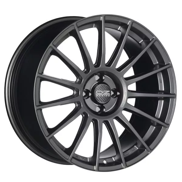 OZ Racing Superturismo LM Matt Graphite Silver Lettering 7,5x17 5x112 ET50 CB75,0 R12 650 kg W0188120346