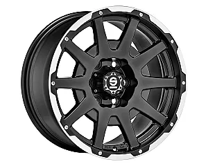 Sparco Dakar Matt Black Lip Polished+Rivets 8,5x17 6x139.7 ET25 CB106,0 60° 1150 kg W29088010M8
