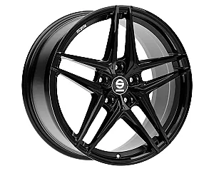 Sparco Record Gloss Black 7,5x17 5x100 ET48 CB63,3 60° 650 kg W29095501C5