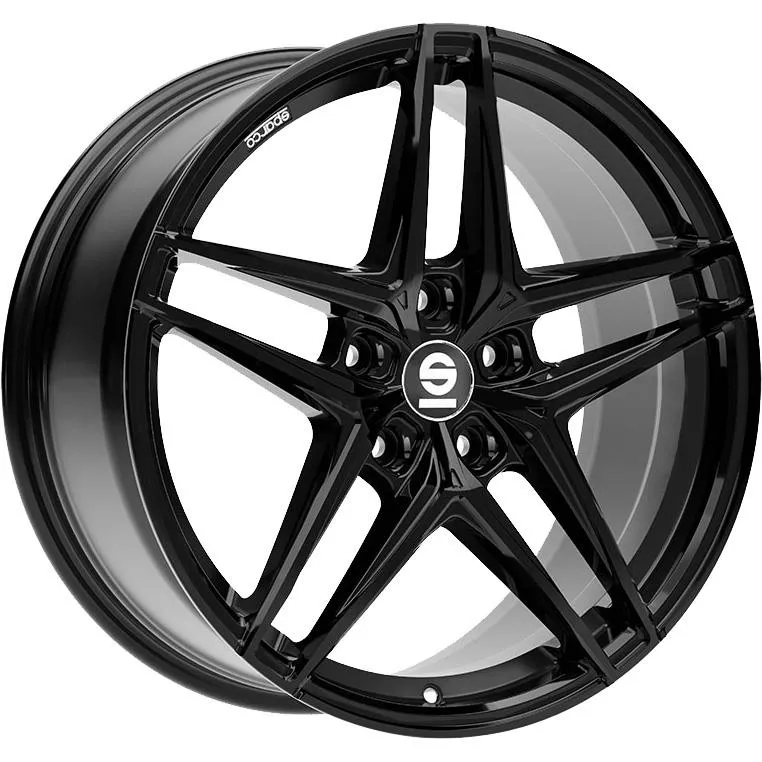 Sparco Record Gloss Black 8,5x19 5x120 ET35 CB72,6 60° 660 kg W29097002C5