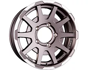 Sparco Dakar Matt Dark Greey Lip Polished NO CAP 5,5x16 5x139.7 ET5 CB108,0 (NO CAP) 60° 500 kg W29080001TM7