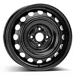 KFZ 7615 Black 5x15 4x100 ET39 CB54,1 60° 7615