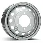 KFZ 9197 Silver 6x16 6x180 ET110 CB138,8 Flat 9197