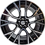 Nano 5769 Glossy Black Polished 10,5x21 5x112 ET43 CB66,6 60° 900 kg BK5769BP-512-105-43