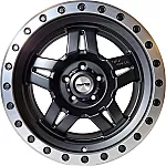 Nano 5942 Matt Black polished 8,5x17 5x120 ET0 CB65,1 60° 1130 kg BK5942BP-520-785-0