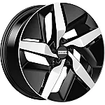 Fondmetal e-Joule Glossy Black Machined 8x19 5x112 ET45 CB57,1 R13 950 kg RF18618