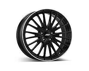 AEZ Berlin Black/polished lip 7,5x19 5x112 ET49 CB66,6 R14 740 kg ABE9J8BL49E