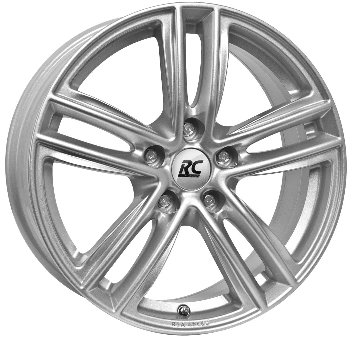 RC Design RC27 Kristallsilber (KS) 7,5x17 5x110 ET31 CB65,1 60° 760 kg 309472