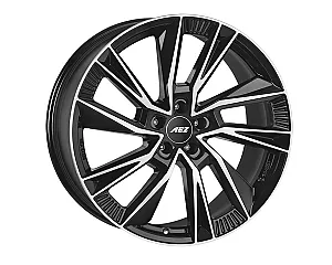 AEZ Havanna dark Black/polished 8,5x20 5x112 ET28 CB66,6 60° 1070 kg AHA0L8BP28E
