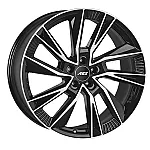AEZ Havanna dark Black/polished 10,5x21 5x112 ET44 CB66,6 60° 1045 kg AHA1R8BP44E