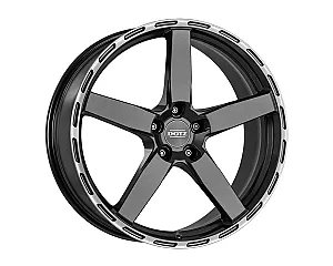 Dotz MarinaBay dark Gunmetal/polished lip 8,5x19 5x112 ET45 CB70,1 60° 780 kg OMA9L8FL45