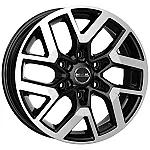 MAK Gravel Black Mirror 6,5x16 6x120 ET50 CB74,5 60° 1215 kg F6560GRBM50TR