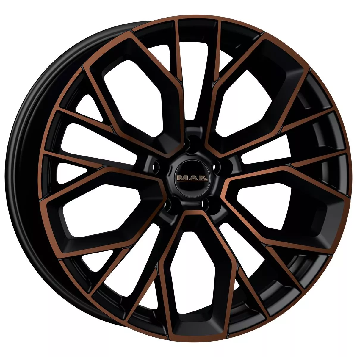 MAK Stilo Black & Bronze 8,5x19 5x114.3 ET40 CB76,0 60° 860 kg F8590TSBB40FF