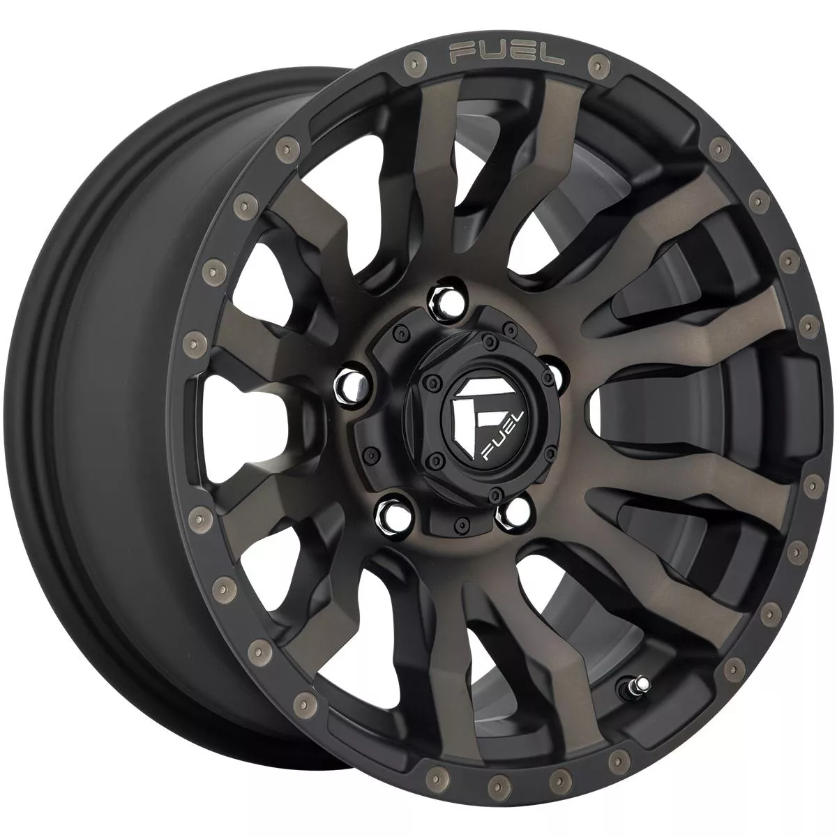 Fuel D674 Blitz Matte Black Double Dark Tint 9x20 6x139.7 ET1 CB106,0 60° 1133 kg D67420908450