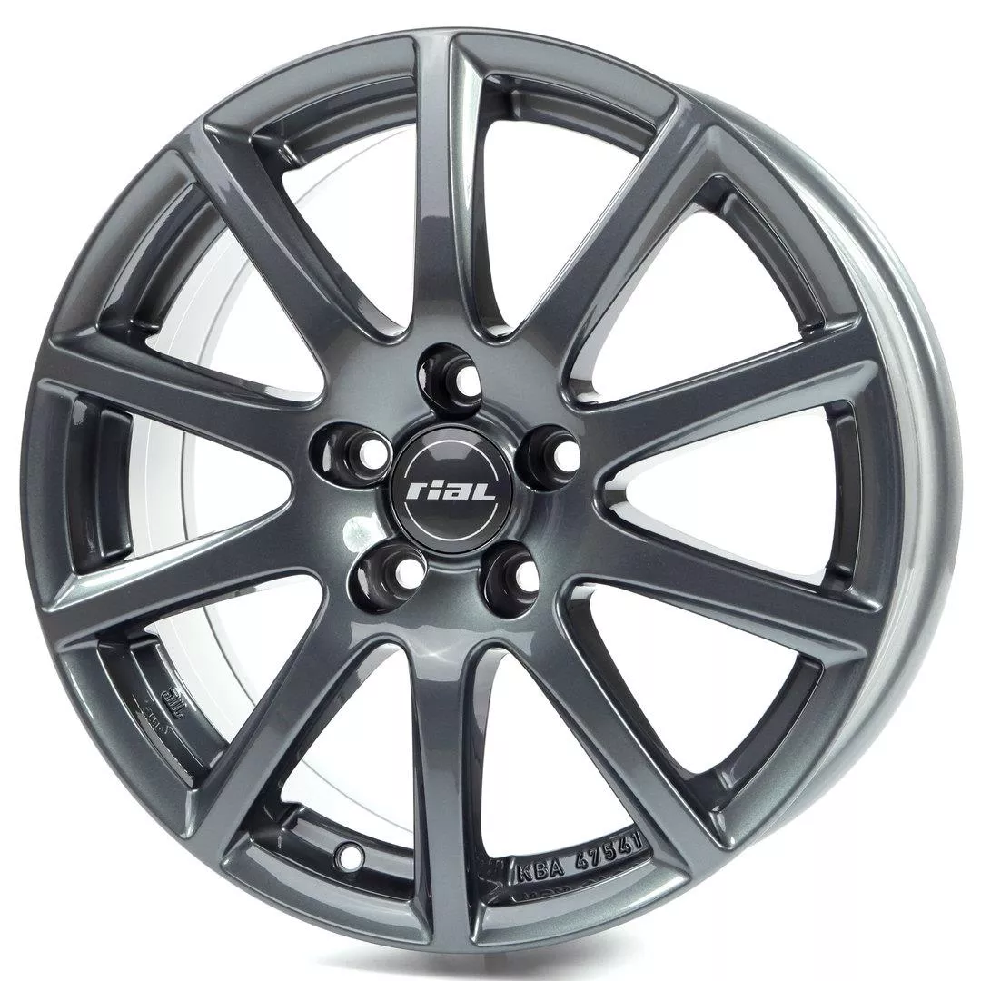 Rial Milano titanium 7,5x18 5x114.3 ET45 CB70,1 60° 750 kg MI75845B82-5