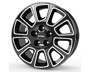 Rial Transporter 2 diamond-black frontpolished 7x17 5x112 ET51 CB66,6 R14 1000 kg TP2-70751M83-1