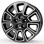 Rial Transporter 2 diamond-black frontpolished 7x17 5x120 ET55 CB65,1 R14 1150 kg TP2-70755V13-1