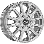 MSW 48 Van 6 Holes Full Silver 6,5x16 6x120 ET50 CB74,5 60° 1350 kg W19341003T09
