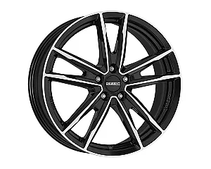Dezent KF dark Black/polished 6,5x17 5x114.3 ET32 CB66,1 60° 725 kg TKF90BP32E