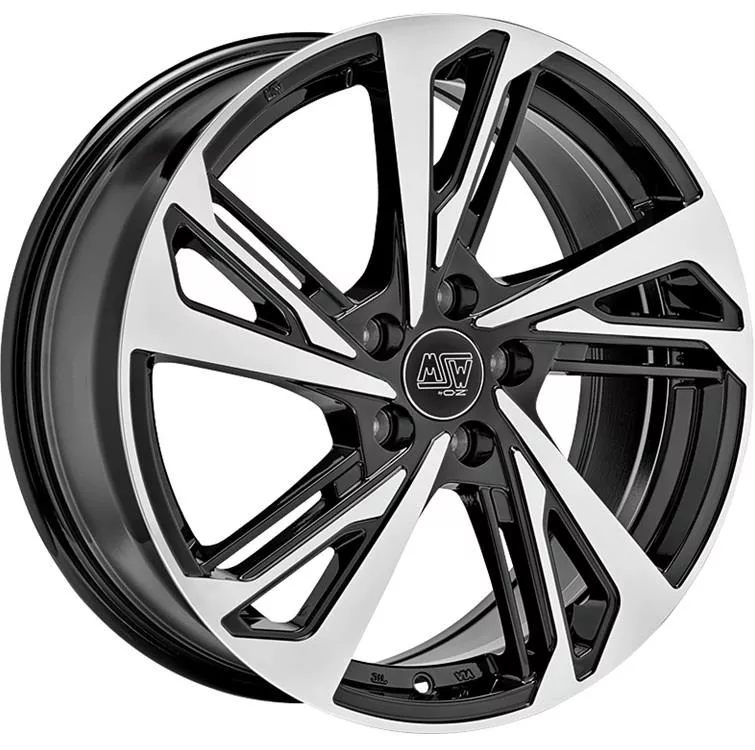 MSW 60 Gloss Black Full Polished 7,5x17 5x112 ET38 CB66,6 R13 725 kg W19436002E56