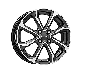 Dezent KT dark Gunmetal/polished 6x16 4x100 ET50 CB54,1 60° 475 kg TKTO2FP50E