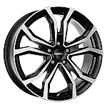 Dezent TV dark Black/polished 7,5x18 5x108 ET45 CB63,4 60° 780 kg TTVFHBP45E