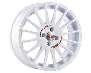 OZ Racing Superturismo WRC Race White Red Lettering 7x16 4x100 ET37 CB68,0 60° 615 kg W01895200W33
