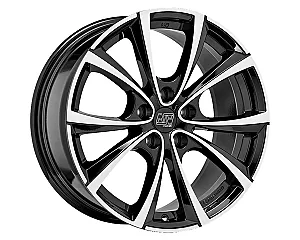MSW 27T Gloss Black Full Polished 9,5x20 5x114.3 ET45 CB64,1 60° 850 kg W19400001T56