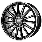 CMS C23 Diamond Rim Black Gloss 8x18 5x108 ET48 CB63,4 60° 725 kg C23 808 48 56 DRB