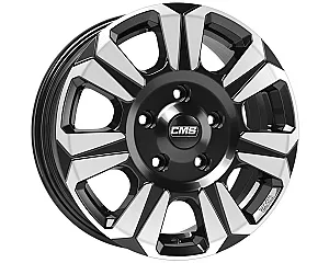 CMS C31 Diamond Black Gloss 6,5x16 5x120 ET60 CB65,1 R14 1150 kg C31 656 60 71S DB