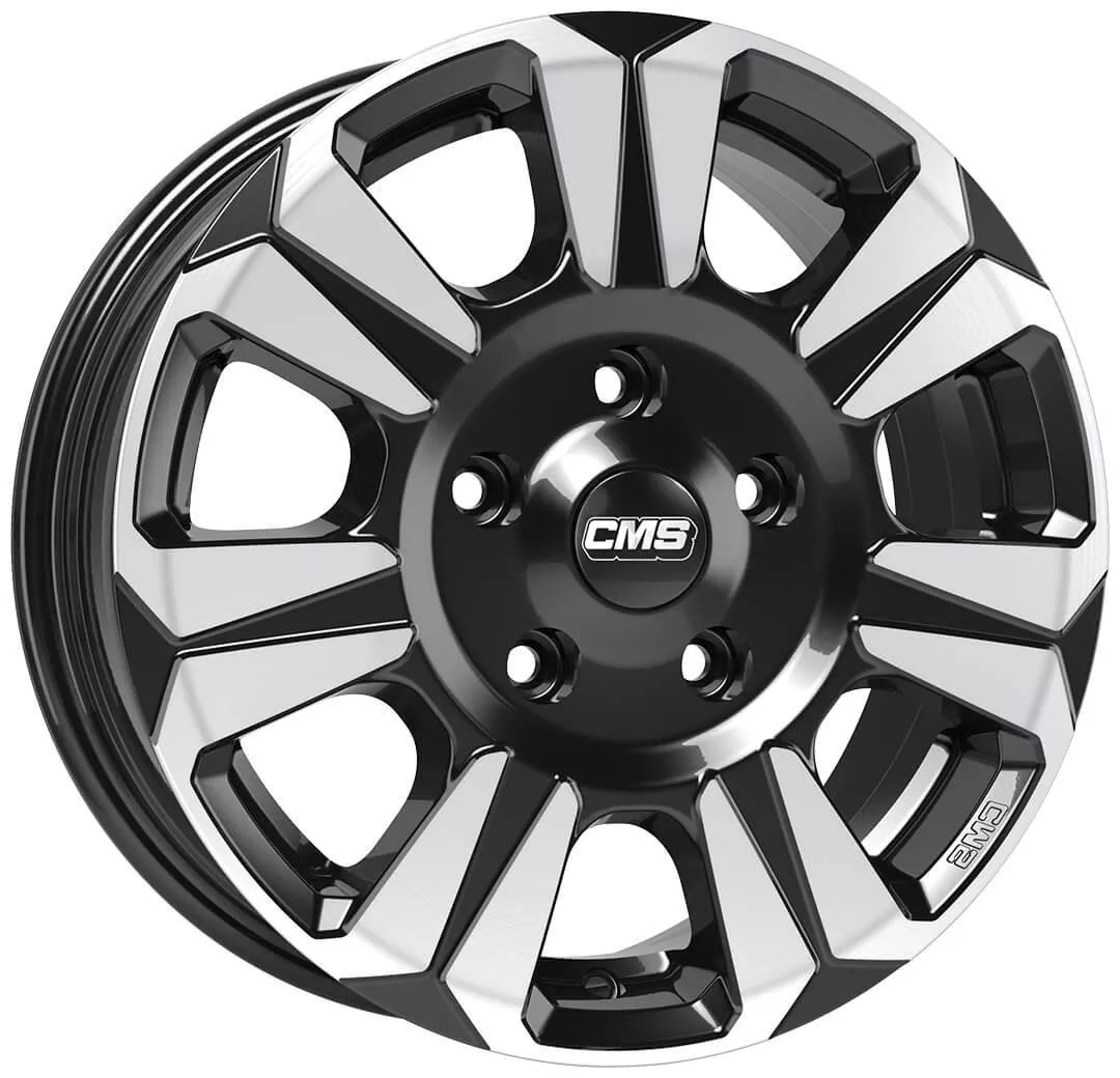 CMS C31 Diamond Black Gloss 6,5x16 5x120 ET60 CB65,1 R14 1150 kg C31 656 60 71S DB