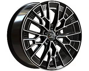 Fondmetal 1972 Glossy Black Machined 9x21 5x112 ET26 CB66,5 60° 1050 kg RF19177