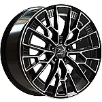 Fondmetal 1972 Glossy Black Machined 9x21 5x114.3 ET40 CB75,0 60° 1050 kg RF19181