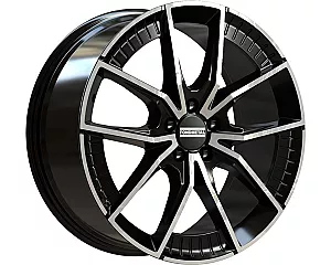 Fondmetal Elatha Glossy Black Machined 8,5x19 5x112 ET45 CB66,5 R13 850 kg RF19090