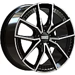 Fondmetal Elatha Glossy Black Machined 8,5x19 5x112 ET45 CB66,5 R13 850 kg RF19090