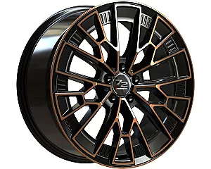 Fondmetal 1972 Black Clearcoat Matt Bronze Machined 11x21 5x112 ET39 CB66,5 60° 1050 kg RF19203
