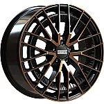Fondmetal Kari Black Clearcoat Matt Bronze Machined 8x19 5x112 ET45 CB66,5 R14 900 kg RF19286