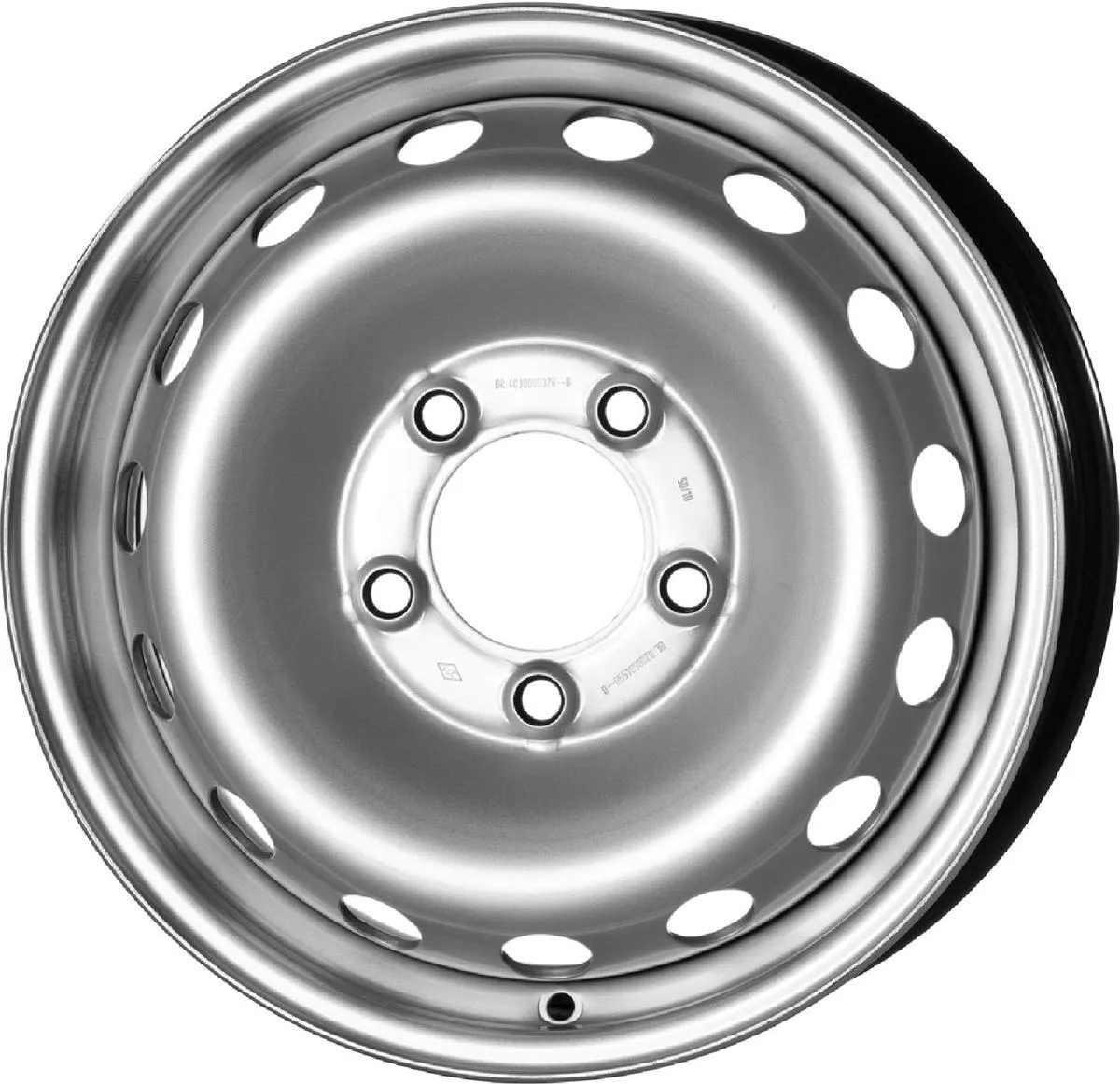 MW R1-1765 Silver 6,5x16 5x130 ET66 CB89,0 60° 1100 kg R1-1765