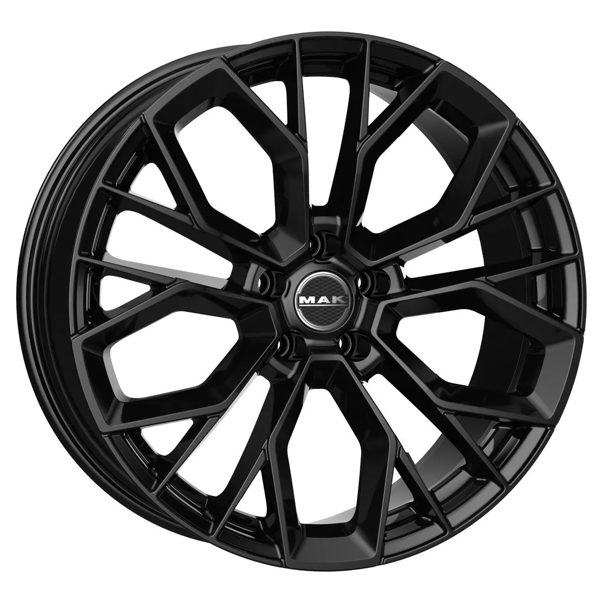 MAK Stilo-D Gloss Black 9,5x20 5x112 ET41 CB76,0 60° 860 kg F9520TPGB41VK