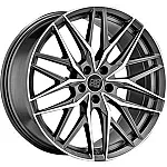 MSW 50 Matt Gun Metal Full Polished (Mgmfp) 10x22 5x112 ET18 CB66,6 60° 1050 kg W1940600126