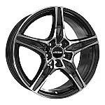 Venue VL5 Black Polish 8x18 5x114.3 ET40 CB67,1 60° 720 kg VVL51880511440671BLP