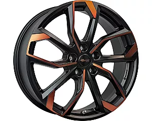 RC Design RC34 Black Orange Matt (BOM) 7,5x19 5x112 ET50 CB57,1 R13 750 kg 355738