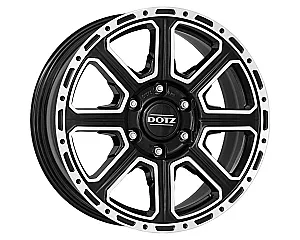 Dotz Kalahari dark Black/polished 8x17 5x127 ET30 CB71,6 60° 1150 kg OKASCBP30