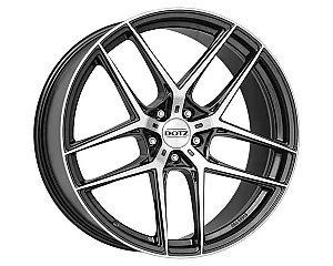Dotz LagunaSeca dark Gunmetal/polished 9x20 5x120 ET30 CB72,6 60° 740 kg OLA0M9FP30