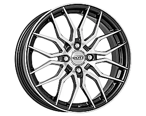 Dotz LimeRock dark Gunmetal/polished 7x17 4x108 ET25 CB65,1 60° 540 kg OLRY3FP25E
